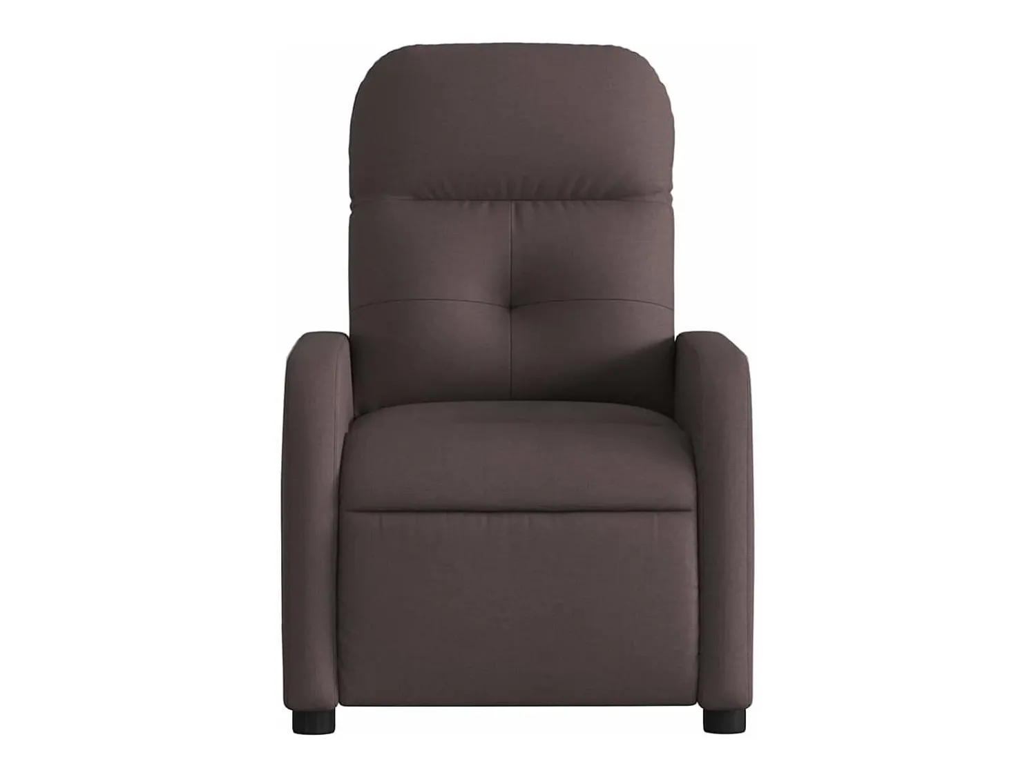 Poltrona* Poltrona Reclinável | Poltrona Confortável Relax tecido -escuro SHL230970 Castanho
