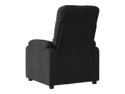 Poltrona| Poltrona Reclinável | Poltrona Confortável Relax tecido de microfibra SHL367418 Preto