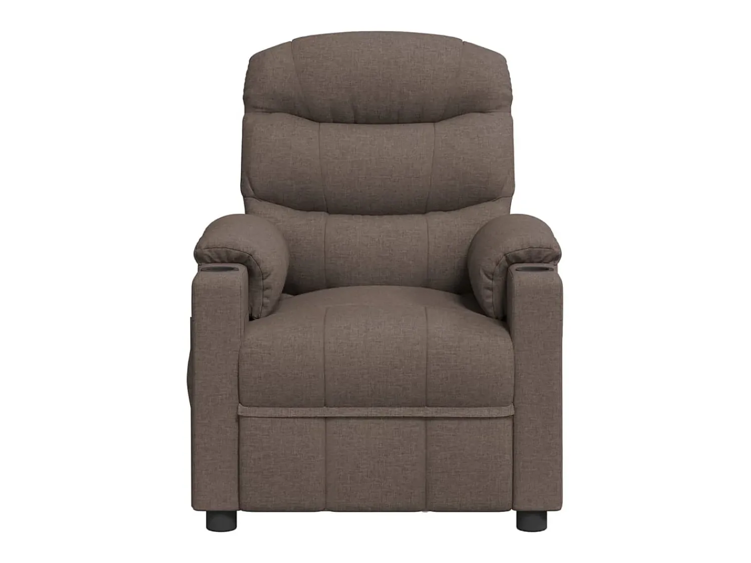 Outlet Poltrona Reclinável | Poltrona Confortável Relax tecido cinzento-acastanhado SHL447175 Taupe
