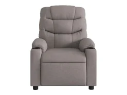 Poltrona Reclinável | Poltrona Confortável Relax tecido cinzento-acastanhado SHL17898^ Poltrona