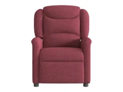 Poltrona* Poltrona Reclinável | Poltrona Confortável Relax tecido tinto SHL194418 Vermelho
