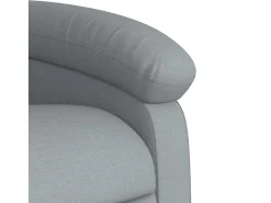 Poltrona* Poltrona Reclinável | Poltrona Confortável Relax tecido -claro SHL110714 Cinzento