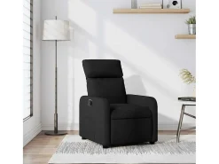 New Poltrona Reclinável | Poltrona Confortável Relax tecido SHL368057 Preto