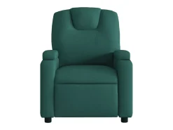 Hot Poltrona Reclinável | Poltrona Confortável Relax tecido verde-escuro SHL398444 Verde pinho
