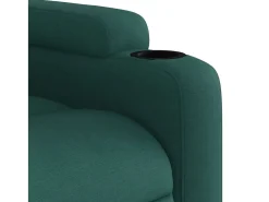 Hot Poltrona Reclinável | Poltrona Confortável Relax tecido verde-escuro SHL398444 Verde pinho