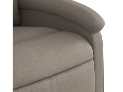 Poltrona* Poltrona Reclinável | Poltrona Confortável Relax tecido cinzento-acastanhado SHL224898 Taupe