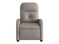 Poltrona| Poltrona Reclinável | Poltrona Confortável Relax tecido cinzento-acastanhado SHL142126 Taupe