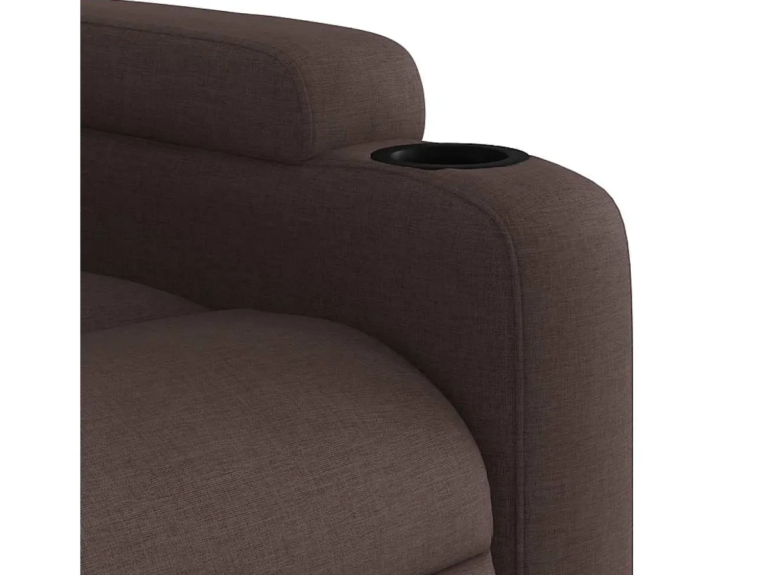 Poltrona* Poltrona Reclinável | Poltrona Confortável Relax tecido -escuro SHL451141 Castanho