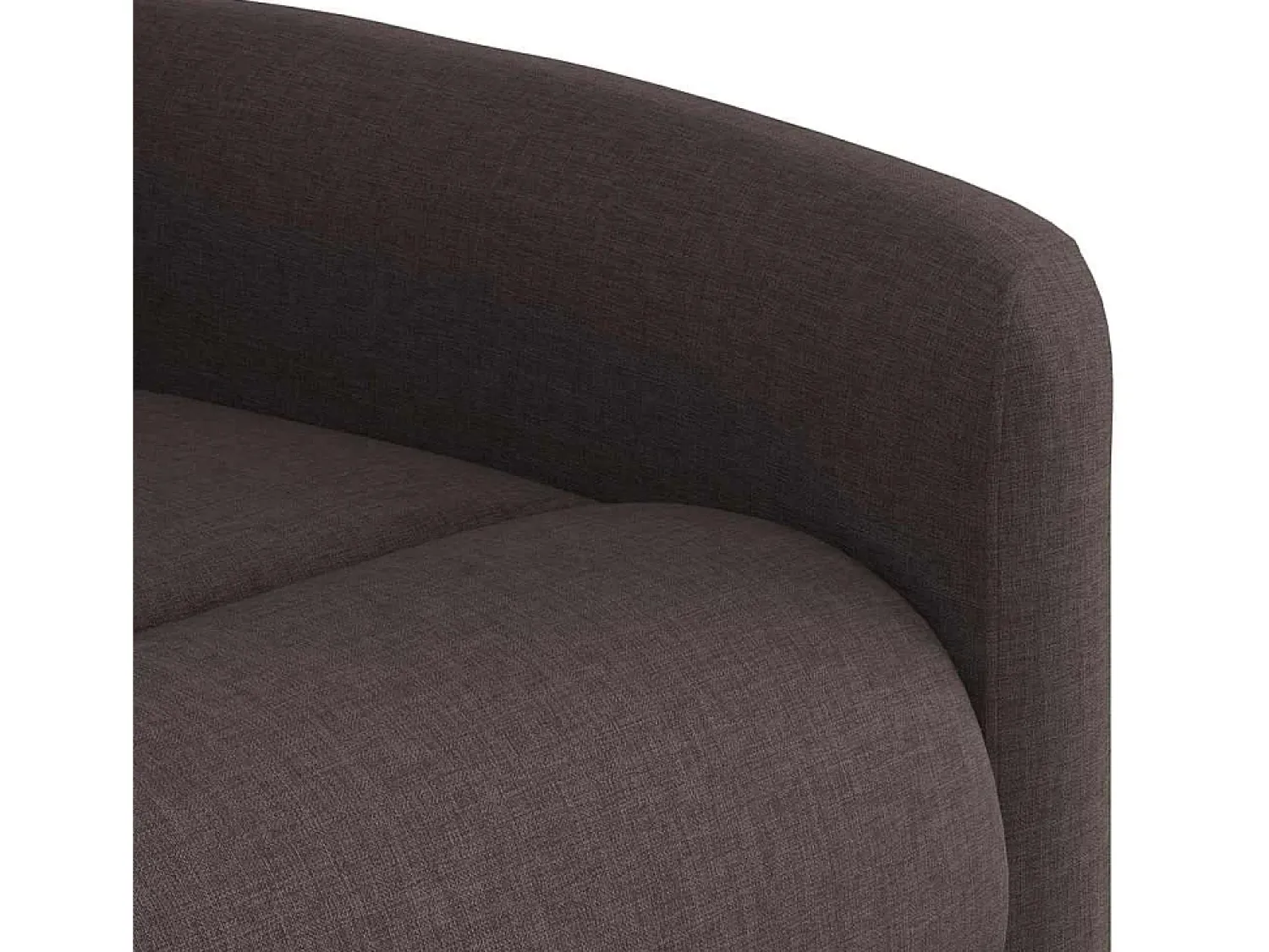 Poltrona* Poltrona Reclinável | Poltrona Confortável Relax tecido -escuro SHL441142 Castanho