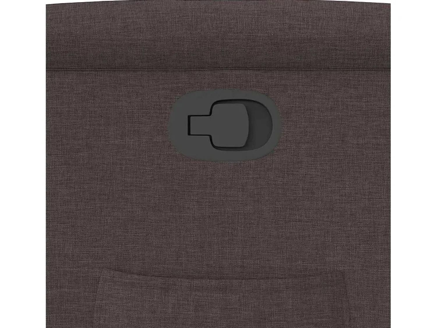 Poltrona* Poltrona Reclinável | Poltrona Confortável Relax tecido -escuro SHL441142 Castanho