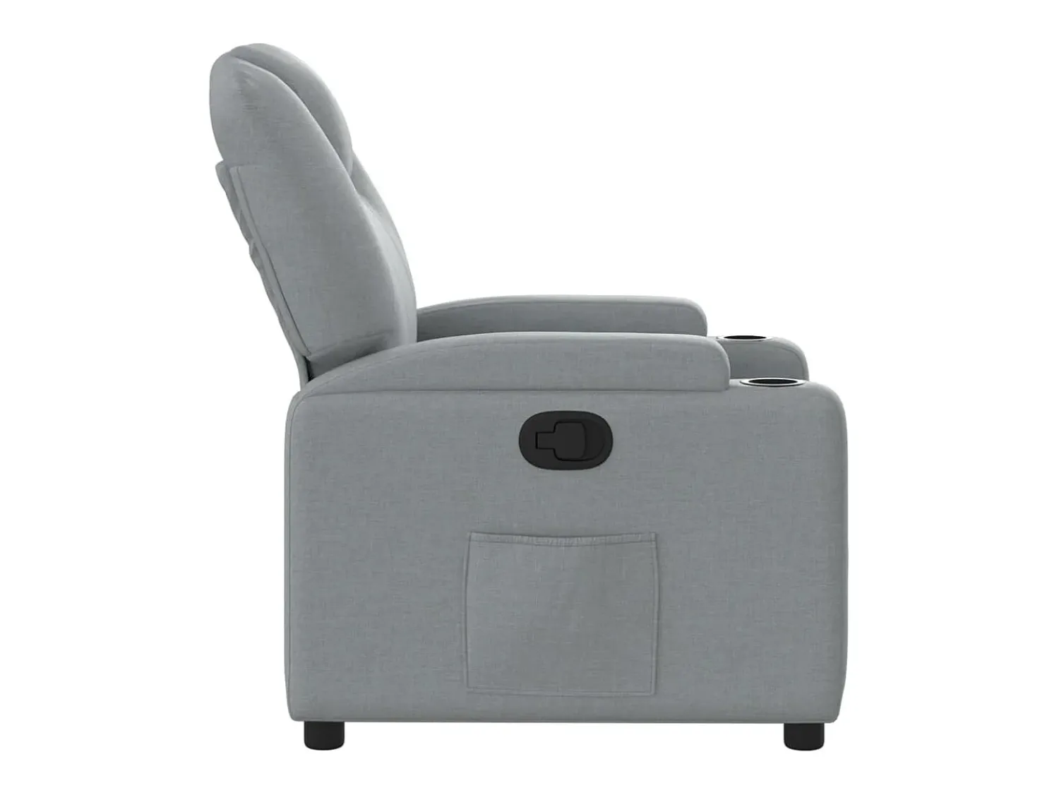 Poltrona| Poltrona Reclinável | Poltrona Confortável Relax tecido -claro SHL962680 Cinzento