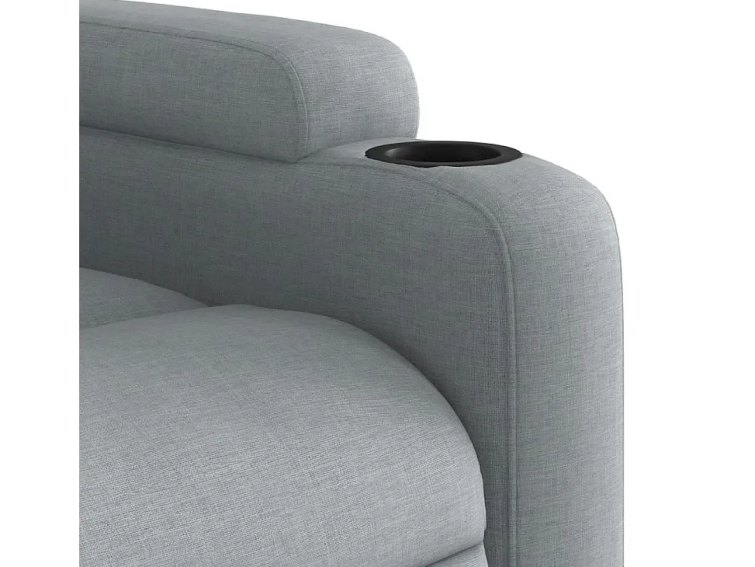 Poltrona| Poltrona Reclinável | Poltrona Confortável Relax tecido -claro SHL962680 Cinzento