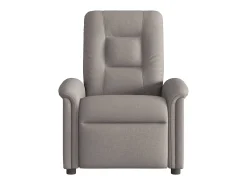 Poltrona Reclinável | Poltrona Confortável Relax tecido cinzento-acastanhado SHL877543^ Poltrona