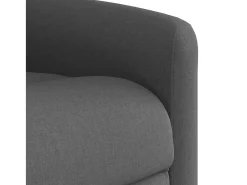 Online Poltrona Reclinável | Poltrona Confortável Relax tecido cinzento-escuro SHL807640 Cinza antracite