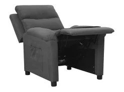 Poltrona| Poltrona Reclinável | Poltrona Confortável Relax tecido cinzento-escuro SHL102784 Cinza antracite
