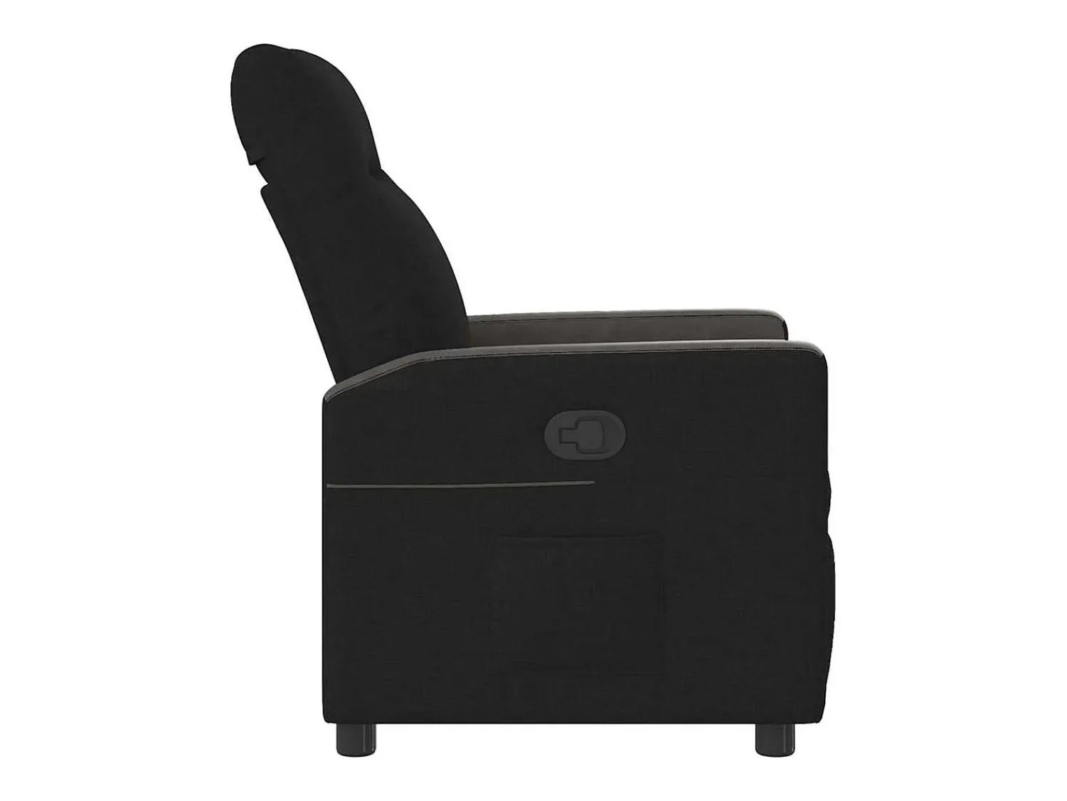 Poltrona* Poltrona Reclinável | Poltrona Confortável Relax tecido SHL159367 Preto
