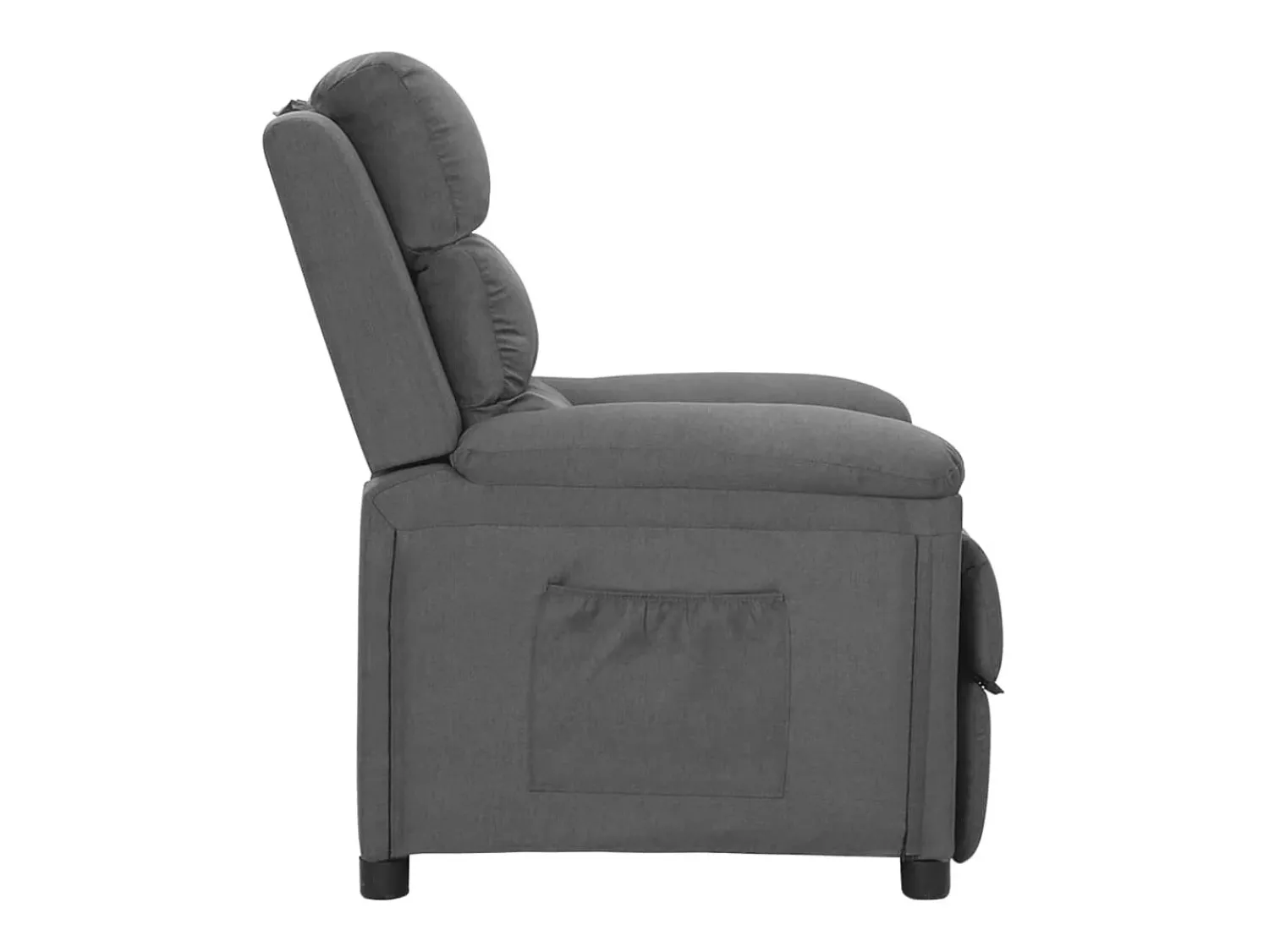 Outlet Poltrona Reclinável | Poltrona Confortável Relax tecido -claro SHL241802 Cinzento