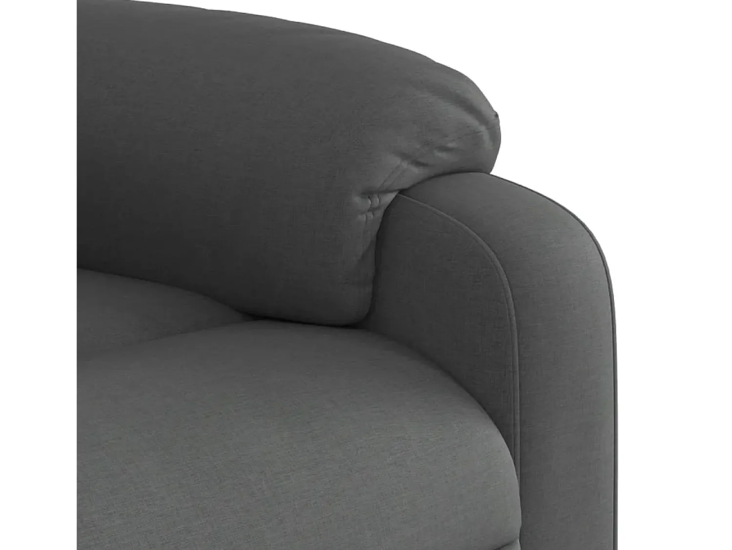 Poltrona* Poltrona Reclinável | Poltrona Confortável Relax tecido cinzento-escuro SHL275524 Cinza antracite