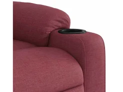 Poltrona| Poltrona Reclinável | Poltrona Confortável Relax tecido tinto SHL242306 Vermelho