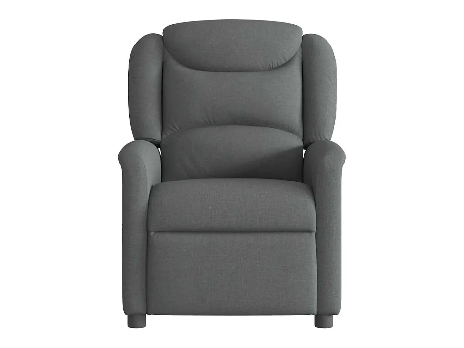 Poltrona Reclinável | Poltrona Confortável Relax tecido cinzento-escuro SHL27671^ Poltrona
