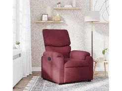 Poltrona| Poltrona Reclinável | Poltrona Confortável Relax tecido tinto SHL905744 Vermelho