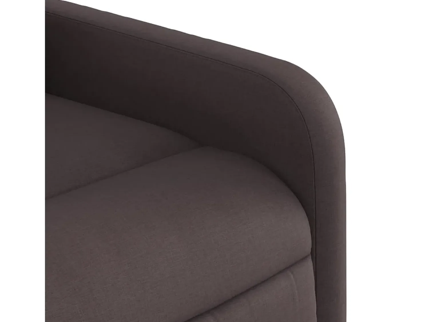 Poltrona* Poltrona Reclinável | Poltrona Confortável Relax tecido -escuro SHL301907 Castanho