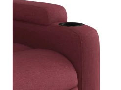 Hot Poltrona Reclinável | Poltrona Confortável Relax tecido tinto SHL655017 Vermelho
