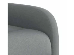 Poltrona| Poltrona Reclinável | Poltrona Confortável Relax tecido -claro SHL740362 Cinzento