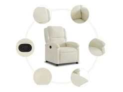 Poltrona Reclinável | Poltrona Confortável Relax veludo SHL67608^ Poltrona