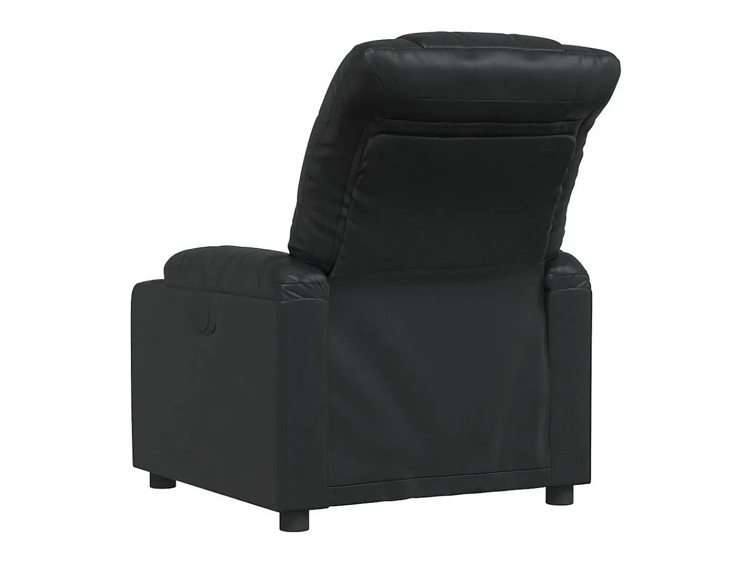 Best Poltrona reclinável couro artificial SHL661943 Preto