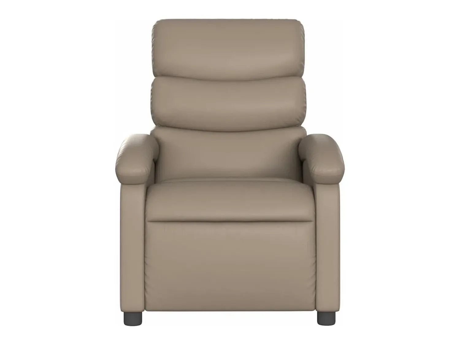 Poltrona| Poltrona reclinável couro artificial cor cappuccino SHL349614 Castanho