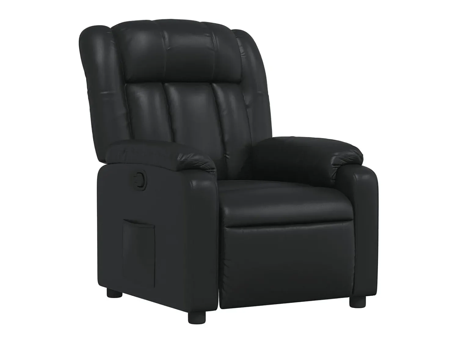 Poltrona*vidaxl Poltrona reclinável couro artificial Preto