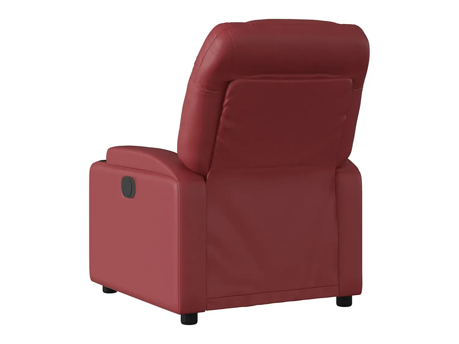 Poltrona| Poltrona reclinável couro artificial tinto SHL730695 Vermelho