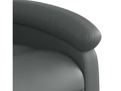 Poltrona*vidaxl Poltrona reclinável couro artificial Cinzento