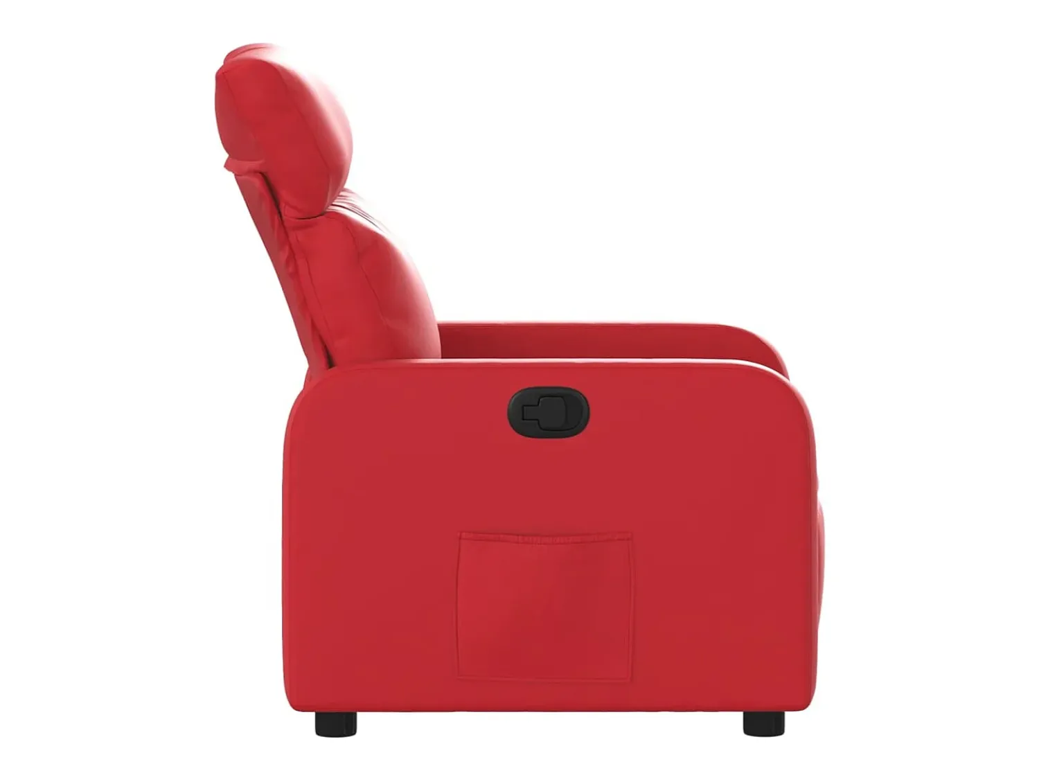 vidaxl Poltrona reclinável couro artificial^ Poltrona