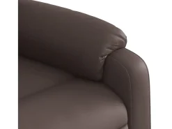 Poltrona reclinável couro artificial SHL752333^ Poltrona