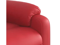 Poltrona|vidaxl Poltrona reclinável couro artificial Vermelho