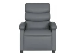 Poltrona| Poltrona reclinável couro artificial SHL517970 Cinzento