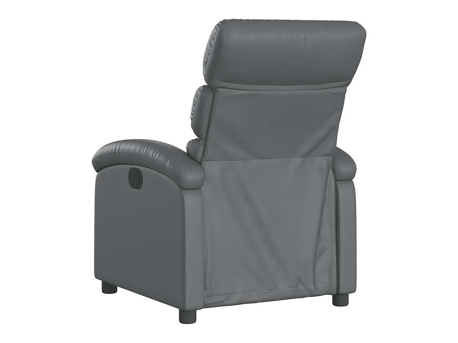 Poltrona| Poltrona reclinável couro artificial SHL517970 Cinzento