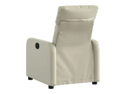 Poltrona* Poltrona reclinável couro artificial cor SHL177316 Creme