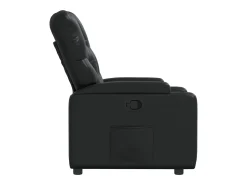 Poltrona*vidaxl Poltrona reclinável couro artificial Preto