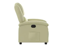 Poltrona| Poltrona reclinável couro genuíno cor SHL27584 Creme