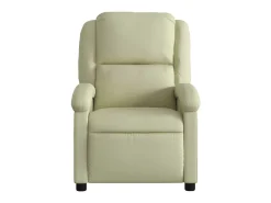 Poltrona| Poltrona reclinável couro genuíno cor SHL27584 Creme