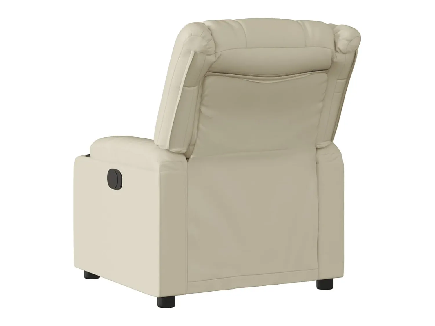 Poltrona* Poltrona reclinável couro artificial cor SHL34406 Creme