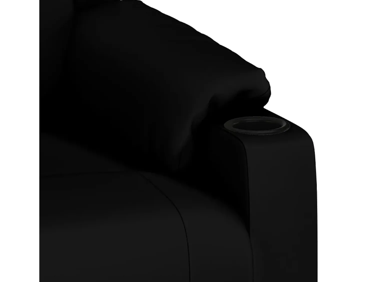 Poltrona reclinável couro artificial SHL979224^ Poltrona