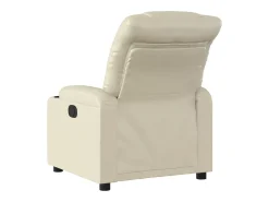 Poltrona| Poltrona reclinável couro artificial cor SHL292080 Creme