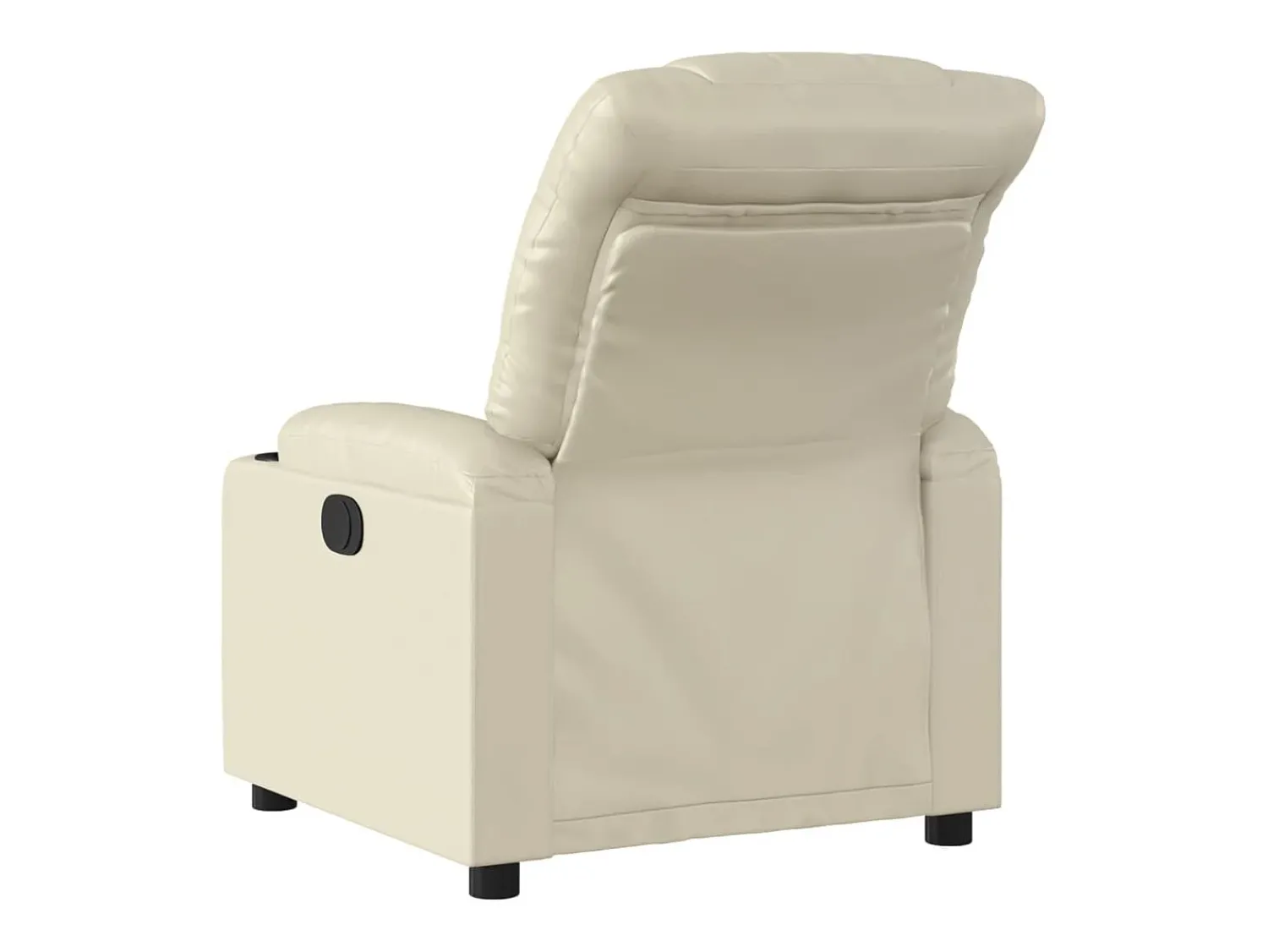 Discount Poltrona reclinável couro artificial cor PT155246 Creme