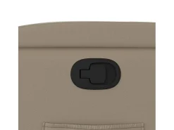 Poltrona reclinável couro artificial cor cappuccino SHL381344^ Poltrona
