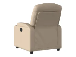 Poltrona* Poltrona reclinável couro artificial cor cappuccino SHL382780 Castanho