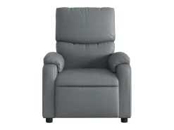 Poltrona* Poltrona reclinável couro artificial SHL468610 Cinzento